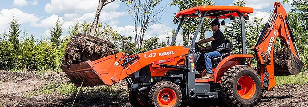 Kubota back hoe